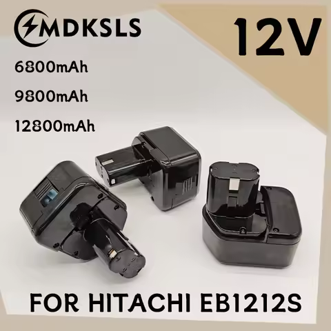 For Hitachi EB1212S 12V 6800-12800mAh Rechargeable Battery 12V EB1220BL EB1214S WR12DMR CD4D DH15DV 