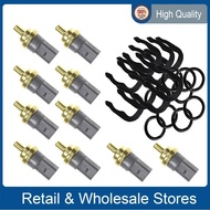 10 * New Engine Coolant Temperature Sensor With Clip & O-Ring For Porsche Audi VW 06A919501A 9551061