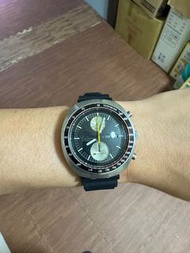 古董錶 自動上鍊 機械錶 seiko 精工 6138-0012 罕見 幽浮 UFO  走時精準 有使用痕跡 附原廠錶帶