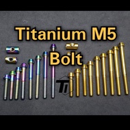 Titanium M5 seatpost bolt | Stem Screw M5x14 M5x16 M5x18 M5x20 M5x25 M5x30 M5x35 M5x40 M5x45 M5x50 M5X55 M5X60