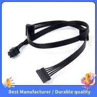1Pcs GPU PCI Express 6Pin Male 1 to 3 SATA SSD Power Supply Cable for CORSAIR CX850M CX750M CX600M C