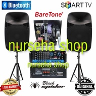 Paket Sound System lapangan Baretone 15 inch outdoor karaoke bluetoot