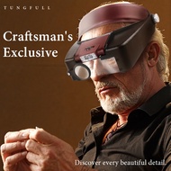 Led Light Magnifier Magnifying Glasses Loupe Glasses Magnifier with Led Reading Repairing