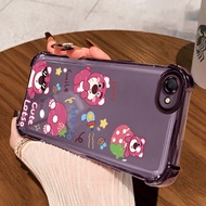 HP Casing for OPPO A3 4G A3 5G A3X 4G A3X 5G A3 Pro 5G Case Protective Casing Strawberry Bear Silico