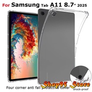 Shockproof transparent case for Samsung Galaxy Tab A11 Tab A11+ (A11 Plus) 2025
