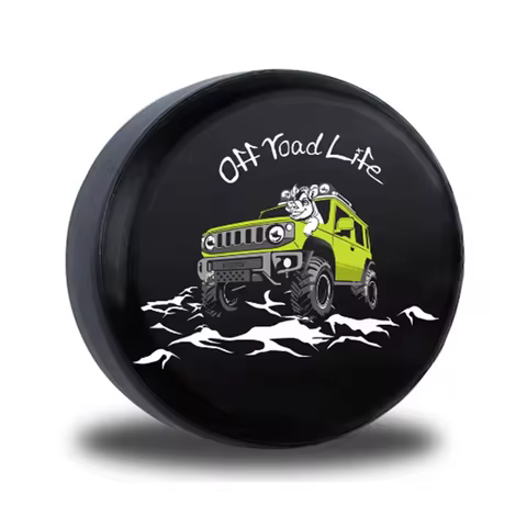 1 X New Design Off Road Car Style Spare Tire Cover Back Wheel Storage Bag Protector Cover For Suzuki