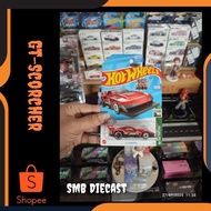 HOT WHEELS GT-SCORCHER RED FACTORY SEALED US CARD (FREE PROTECTOR)