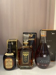 舊裝 Old Parr 12年, Marion XO, Baron Otard VSOP
