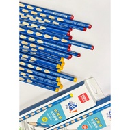 +Fufuli+Deli 58182-83 2B/HB Triangle Hole Pencil Correct Posture Pencil 2B/HB Pencil Hole Pencil Tri