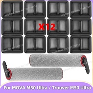 Compatible For ( MOVA M50 ULTRA / Trouver M50 Ultra ) Vacuum Main Roller Brush HEPA Filter Replaceme