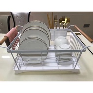 Kitchen Dish Drainer Drying Rack Organizer Cabinet Stainless Steel on Plate Rack