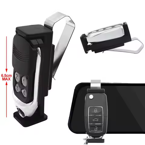 Car Sun Visor Clip Holder for Gate Remote 45-67mm Garage Door Control Car Keychain Fastener Barrier 