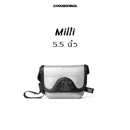 Hobs กระเป๋าสะพายข้าง Silver theme สีเงิน รุ่นใหม่ Tiny2025  Milli2025