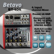 Mixer Audio BETAVO BT-404 Mixer 4 Channel BETAVO BT-404 Original