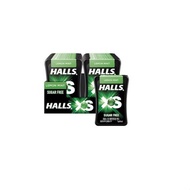 HALLS XS SUGAR FREE MINT 12 pcs x 12.6g - Watermelon / Blueberry / Lime / Mentho-Lyptus / Cola