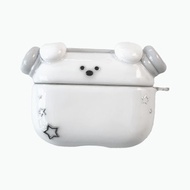 白色小狗 AirPods 耳机壳