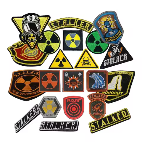 Stripe Nuclear Power Plant Radiation STALKER S.T.A.L.K.E.R. Factions Mercenaries Loners Atomic Badge