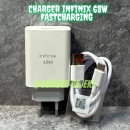[SR]Charger Casan Infinix GT 10 Zero 20 30 X Pro Note 10 11 12 20 30 Pro ViP Original 68W SUPER FAST