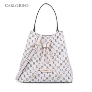 Carlo Rino Beige ElevateC Bucket Bag