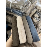 Plain color cotton bath towel 60x120cm