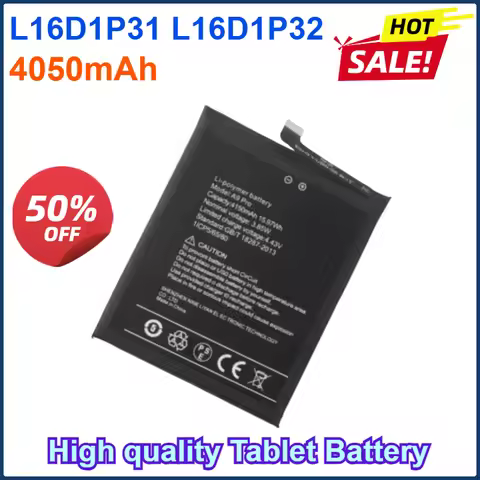 4050mAh L16D1P31 Battery For Lenovo Phab 2 Pro PB2-690 PB2-690N PB2-690M PB2-690Y L16D1P32 For Phab 