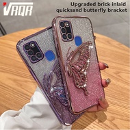 Vrqr cho Samsung Galaxy a21s A31 A51 4G A71 4G M31 M31 thủ m40s M51 4G trong suốt mạ điện long lanh