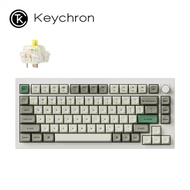 keychron Q1 Max 75% 白色 三模鋁製機械鍵盤(含旋鈕) RGB Mac/Win 熱插拔 香蕉軸 注音版本