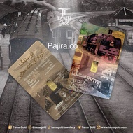 Gold bar 1g Edisi Kereta Api Au999.9