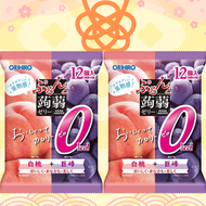 ORIHIRO - 日本蒟蒻果凍 白桃+巨峰提子味 216G X 2