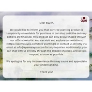 Tree Planting with APE Malaysia (3 Trees)