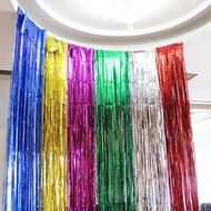 3m Rain Silk Curtain Tassel Rain Silk Curtain Wedding Room Door Curtain Decoration Party Decoration 