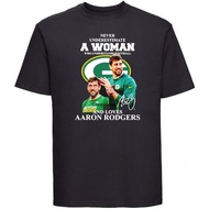 Never Underestimate A Who Understands Football Fnd Loves Aaron Rodgers Tshirts