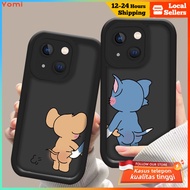 Tom and Jerry silicone couple phone case with cute cartoon images suitable for Xiaomi 11 Lite 5G mi 