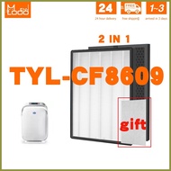 ◨ ∈ ◰ Mennlooo  2-in-1 True HEPA Filter Replacement for Tylr air purifier TYL-CF8400 TYL-CF8700 TYL