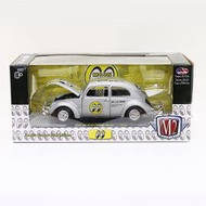 (I LOVE樂多)MOONEYES X M2 Silver Die-Cast 1:24  VW Beetle 金龜車