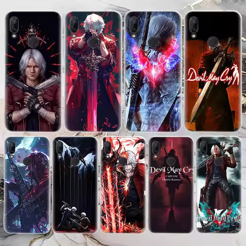 Game D-Devil May Cry 5 Soft Phone Case For Xiaomi Redmi 14C 13C 12C 13 12 10C 10A 10 9 9A 9C 9T 8 8A