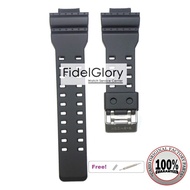 ♞,♘G Shock Original Deep Dark Grey Matte Bezel and Strap for GA100 / GA110 / GA120 / GD100 / GD110