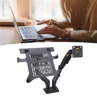 owuhddnh Yoidesu Display and Laptop Mount for 10-17in Adjustable 2 in 1 Combo 360 Rotation Single St