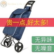 Shopping Cart Shopping Cart Small Trolley Portable Trolley Elderly Foldable Trolley Trolley Household Trolley Trailer OBEY