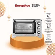 EuropAce 30L Double Glass Stainless Steel Convection Oven with Rotisserie EEO 5301T