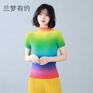 Genuine Literary And Artistic Small Fresh Summer Short Sleeve T-shirt Womens Versatile Japanese Isse