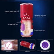 TERLARIS SNAIL CUP DANCING QUEEN/ PIJAT GETAR PRIA/TENGA SNAIL CUP - Merah Terlaris