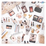 [40 Pcs] Sticker Vintage Makeup Blusher Perfume Diffuser Aesop Lotion Passport Planner Craft DIY Sti