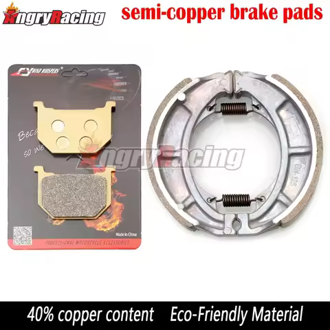 Front Brake Pads Rear Shoes For SUZUKI GN250 GN 250 F/J/M/R/T 1985-1997