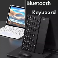 10Inch Trackpad Bluetooth Keyboard for IPad Air 11inch 2024 Pro 12.9 11 10.9 Air 13 Air 5 4 10.5 Mini 3 4 5 6 9.7 2022 for IPad 10th Ultra-thin Wireless Keyboard Mouse