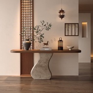 Antique Style Solid Wood Foyer Table, Hotel Home, Entrance Hallway, Landscape Decoration