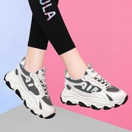 2026 Spring Autumn Women's Shoes Platform Sole Daddy Shoes Mesh Breathable Sports Shoes Fashion Casu