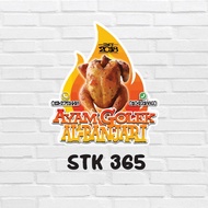STICKER PRODUK AYAM GORENG | AYAM PENYET | AYAM SEGAR | AYAM KUNYIT | AYAM BAKAR