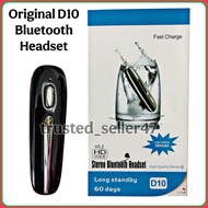 D10 Wireless original waterproof bluetooth headset Headphone Earphone