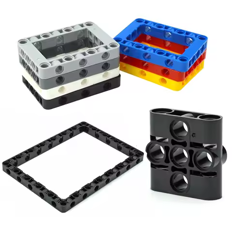 Building Blocks Technical Parts Hole Arm Pin Connector Liftarm Bricks Compatible 39793 64178 64179 3